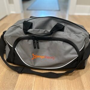 Orangetheory Gray & Black Duffle Bag